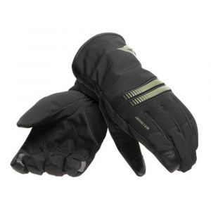 Dainese Gants Plaza 3 D-dry L Black / Bronze Green