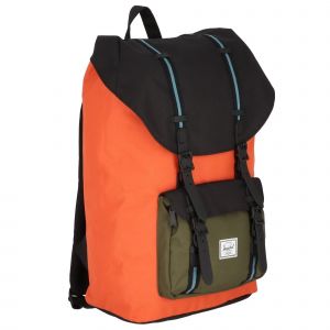 Image de Herschel Sac à dos 'Little America' bleu / vert / orange / noir / blanc - Couleur Bleu / Vert / Orange / Noir / Blanc - Taille One Size