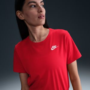 Nike Tee-shirt à manches courtes femme sportswear club essentials