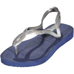 Image de Havaianas Luna Sandales Femme, Multicolore (Navy Blue/Silver 0445), 35/36 EU (33/34 Brazilian)