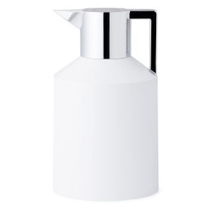 Image de Normann Copenhagen Pichet thermos Geo 1,5 l Blanc-Argent