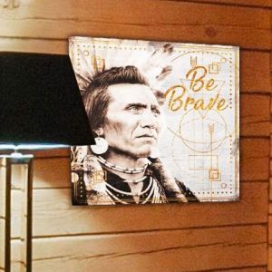 United Labels Cadre en bois Collection Apache - Be Brave