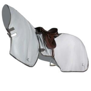 Horze Couverture anti-insectes pour monter &agrave; cheval avec encolure amovible Eira