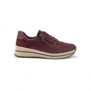 Baskets zip et lacets femme Pédiconfort