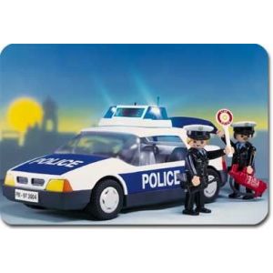 Playmobil 3904 - Policiers : voiture de Police