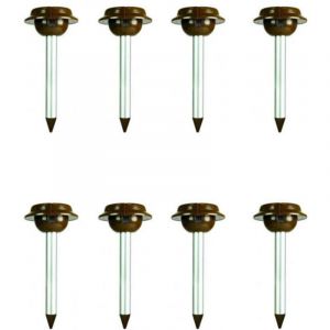 Weitech Pack 8x répulsifs solaires antiserpent lézar jardin repousse serpent
