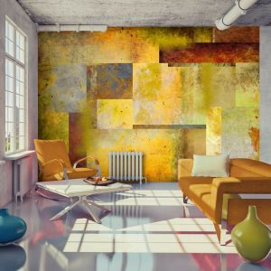 Artgeist Papier peint - Orange Hue of Art Expression 400x280