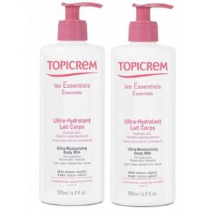 Image de Topicrem Ultra-Hydratant lait corps (2 x 500 ml)