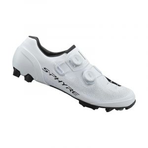 Shimano Chaussures XC9 S-PHYRE VTT blanc pur noir - 43.5