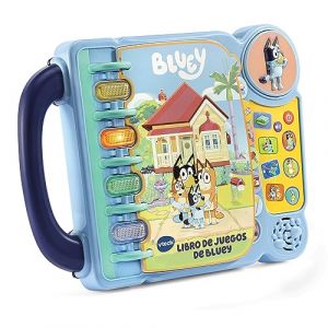 Vtech Livre éducatif Bluey, jouez et apprenez en simulant des Actions de la Vie réelle, 4 Modes de Jeu, Jouet pour Enfants à partir de 3 Ans, Version ESP