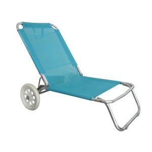 Chaise de plage pliable avec roulettes O'Beach
