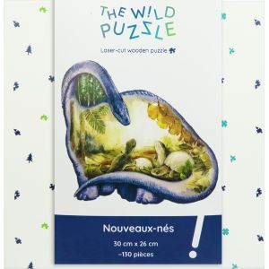 Image de Puzzle en Bois Nouveaux Nés T Wild Puzzle