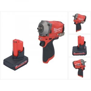 Milwaukee M12 FIW38-501 Clé à choc sans fil 12 V 339 Nm 3/8'' Brushless + 1x batterie 5,0 Ah - sans chargeur