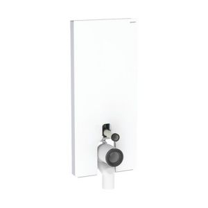 Geberit Monolith Plus Module sanitaire H: 114,5 cm, pour cuvette à poser, 131233SI7,