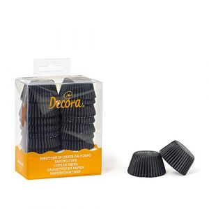 Decora 200 pièces moules de Cuisson, 32 x 22 mm, Noir, Longes - 0339641