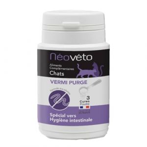Vermifuge CHAT - NEOVETO - Néovéto - Naturel - Actifs vétérinaires - Fabriqué en France