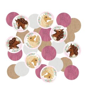 Ruedelafete Confetti papier Beautiful Horses
