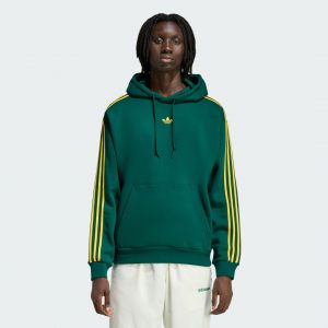Adidas Originals SWEAT-SHIRT &Agrave; CAPUCHE STRIPES TIPPED, pointure Small - Taille Small