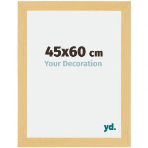 Your Decoration - 45x60 cm - Cadres Photo en mdf Avec Verre acrylique - Anti-Reflet - Excellente Qualité - Hêtre Décor - Cadre Decoration Murale