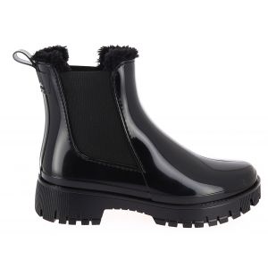 Lemon Jelly Bottines Colden 01 PVC effet fourrure Noir - Couleur Noir - Taille 38