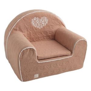 Sauthon Baby déco - Fauteuil Club Petit Cœur - Rose