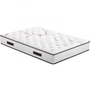 Ebac Literie - Matelas 140x190 Myriade - Mousse - Hauteur 21 cm - 5 zones - Soutien medium