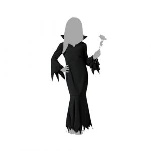 Atosa Déguisement fantôme noir enfant fille 3 a 4 años