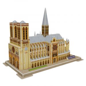 Dam Puzzle 3d de la cath&eacute;drale notre e &agrave; paris. Comprend 77 pi&egrave;ces.