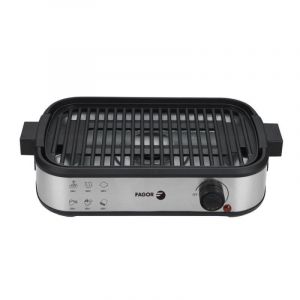 Fagor Gril &eacute;lectrique antiadh&eacute;sif FGE1560 1800 W avec extracteur de fum&eacute;e