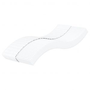 VidaXL Matelas en mousse blanc 90x220 cm dureté H2 H3, matelas de lit, matelas rafraîchissant, matelas souple, matelas simple, matelas de lit de jour