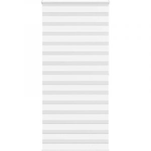VidaXL Store zèbre blanc 100x200 cm largeur du tissu 95,9cm polyester