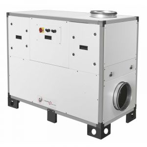 Image de Unelvent VMC double flux tertiaire CADB/T-HE PRO-REG Droite Vertical Avec batterie eau chaude 450 m3/h