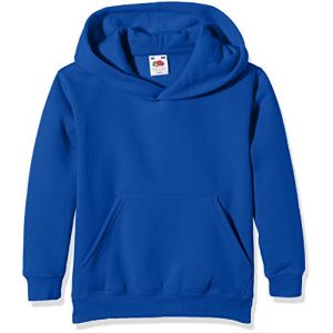 Fruit Of The Loom - Sweatshirt à capuche - Enfant unisexe (5-6 ans) (Bleu roi) - UTRW3303