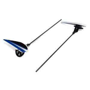 E-flite Set train d'atterrissage&nbsp;: biplan 4 sites 3D FF (Flat Foamy) 800&nbsp;mm