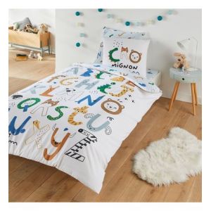 Housse de couette enfant coton, Cro Mignon Multicolore Couleur Multicolore Taille 140 x 200 cm