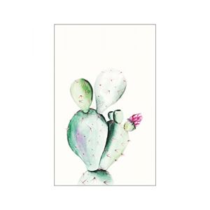 Komar Affiche d'art Prickly Pear Watercolor - Taille: 50 x 70 cm - color&eacute;