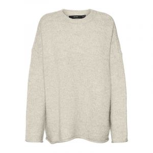 Vero Moda Pull Noelle Avec Ourlet Col Rond Maille Femme
