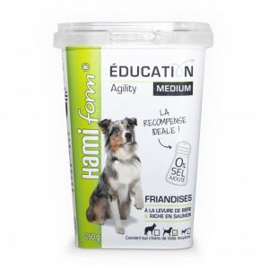 Hamiform Friandises Éducation Agility Medium Au Saumon Et Levure De Bière Pour Moyen Chien - 220g