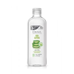 Image de Omia Non Sapone Eco Bio con Aloe Vera del Salento, Sapone Liquido per le Mani e per il Viso, Azione Idratante, Addolcente e Rinfrescante, Dermatologicamente Testato - Flacone da 750 ml