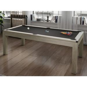 Table transformable  Billard & Ping-pong - Coloris naturel clair - L182 x l102 x H80 cm - HENK