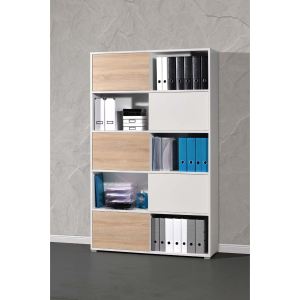 Image de Armoire de bureau Slide avec 5 portes coulissantes