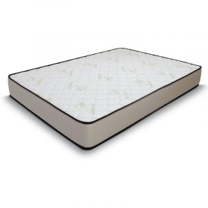 Matelas 22cm 70x190 Mémoire de Forme + mousse HR + Tissu Bambou + Confort Ferme + Protège Matelas OFFERT 90 190 King of Dreams
