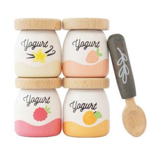 Le Toy Van Ensemble de yaourts en bois