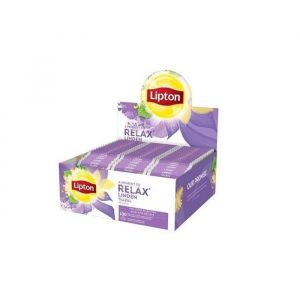 Lipton S&eacute;l&eacute;ction D&eacute;tente Coffret Infusion Go&ucirc;t Tilleul Relaxation Certifi&eacute; Rainforest Alliance 100 Sachets dOrigine V&eacute;g&eacute;tale