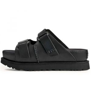 Mule UGG Goldenstar Hi pour femme | UGG UE in Black, Taille 39, Cuir