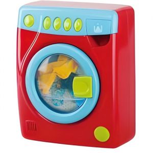 Machine a laver avec sons bruitages - fonctions realistes : hublot rotation tambour tiroir lessive - lave linge - jouet imitation enfant
