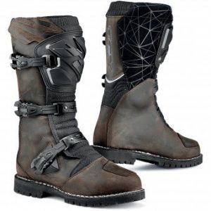 TCX Bottes Moto Drifter Waterproof Vintage Brown