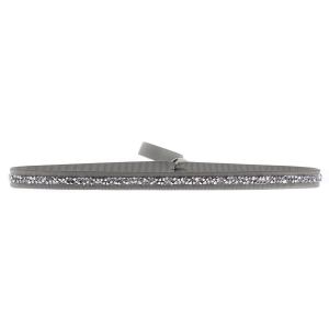 Bracelet Tissu Marron Cristaux Swarovski A38319