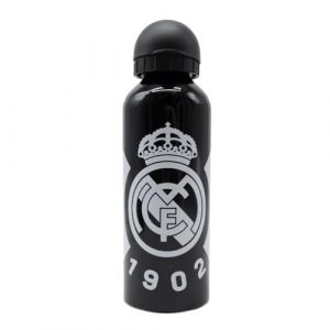 Real Madrid CyP Brands Bouteille d'eau sans BPA Noir Produit officiel