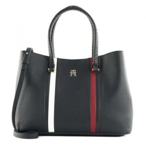 Tommy Hilfiger TH Emblem Satchel Corp Space Blue [226469] - sac à épaule sacoche